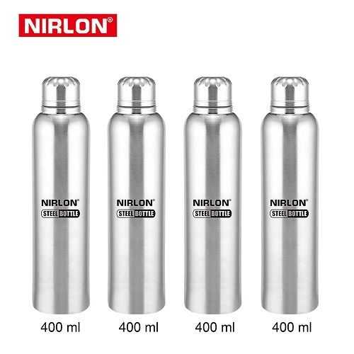 India Desire : Buy Nirlon Stainless Steel Water Bottle Silver 1000ml (3-Pieces) at Rs. 665 from Amazon [Selling Price Rs 795]